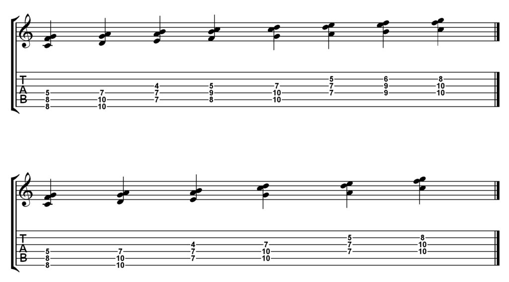 Armonizzazione sulla chitarra - sus