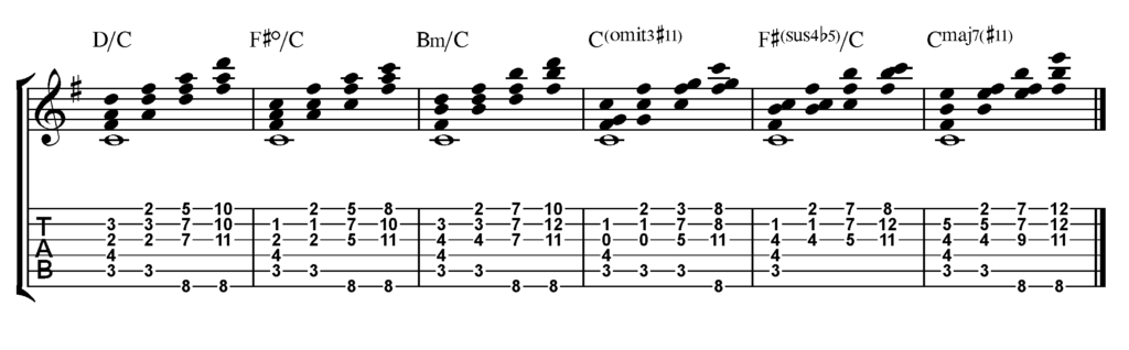 Lydian-harmonization