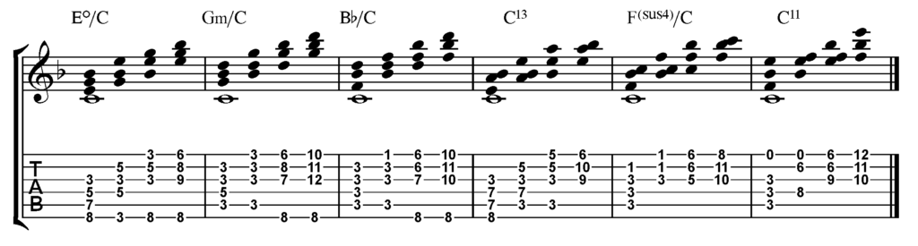 Mixolydian-harmonization